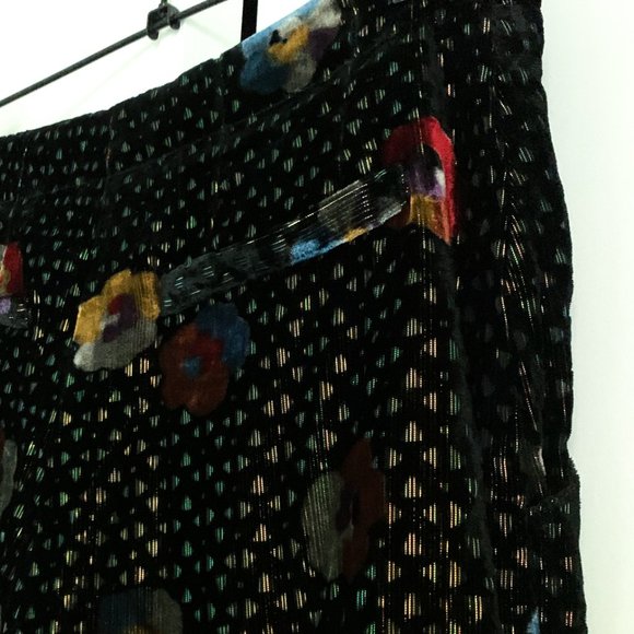 NWT anthropologie pasquette velvet wide-leg pants - Picture 11 of 14